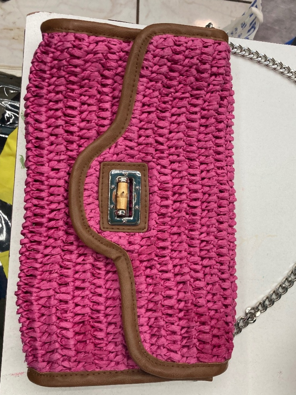 Straw Studios clutch bag